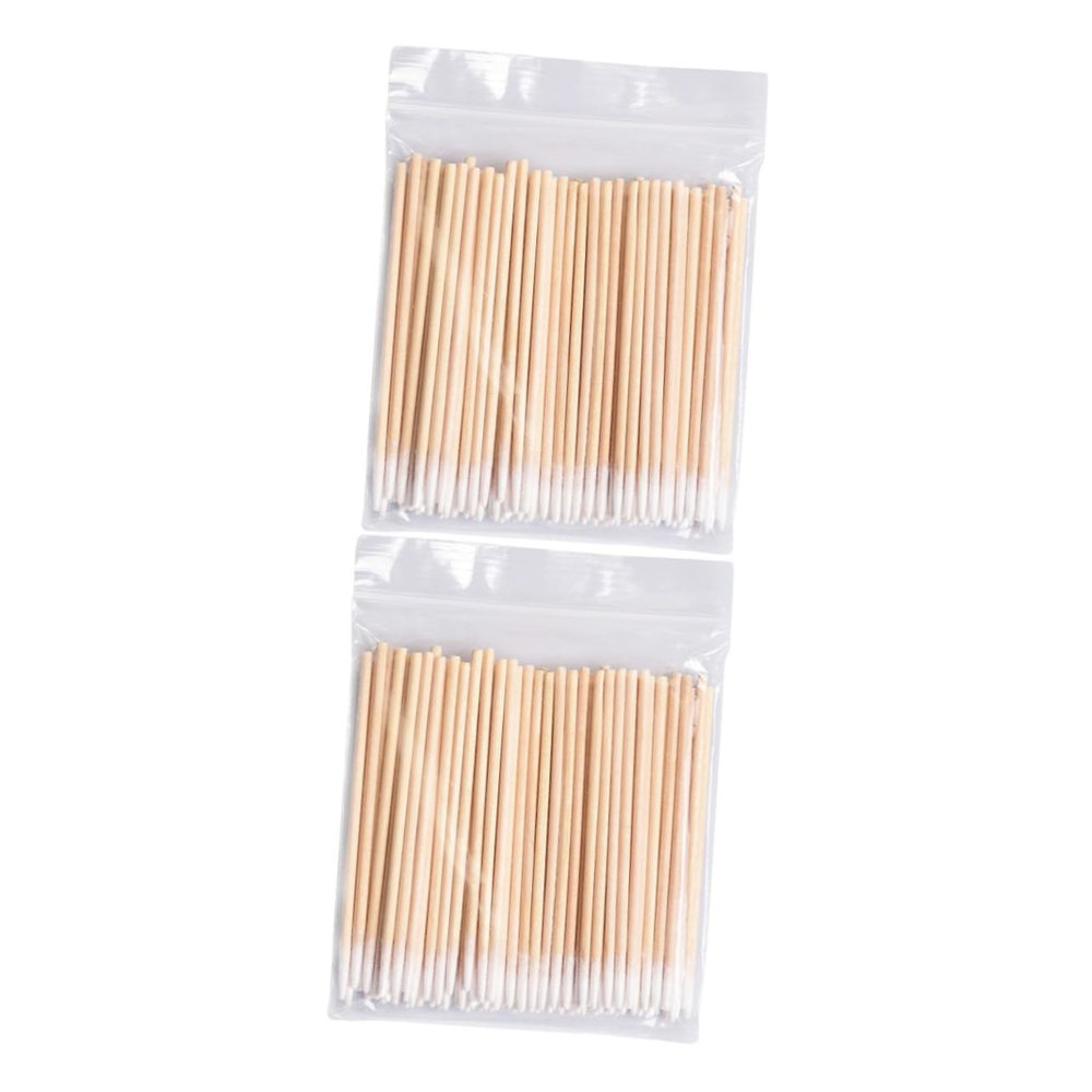 Beavorty 1000Pcs Disposable Cotton Swabs with Pointed Tip for Makeup and Tattooing Gentle Lint Applicators for Beauty Eyelash Cleaning and Cosmetic Touch Ups