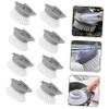 COLLBATH 8Pcs Long Handle Cleaning Brush Heads for Kitchen Replacement Brush Heads for Cleaning Easy to Install and Detach Odorless and view 3