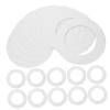50pcs Wax Machine Paper Mats for Hair Removal Protective Wax Warmer Rings Spill Paper Liners for Waxing Heaters Clean and Easy to Use Waxing Supplies view 1
