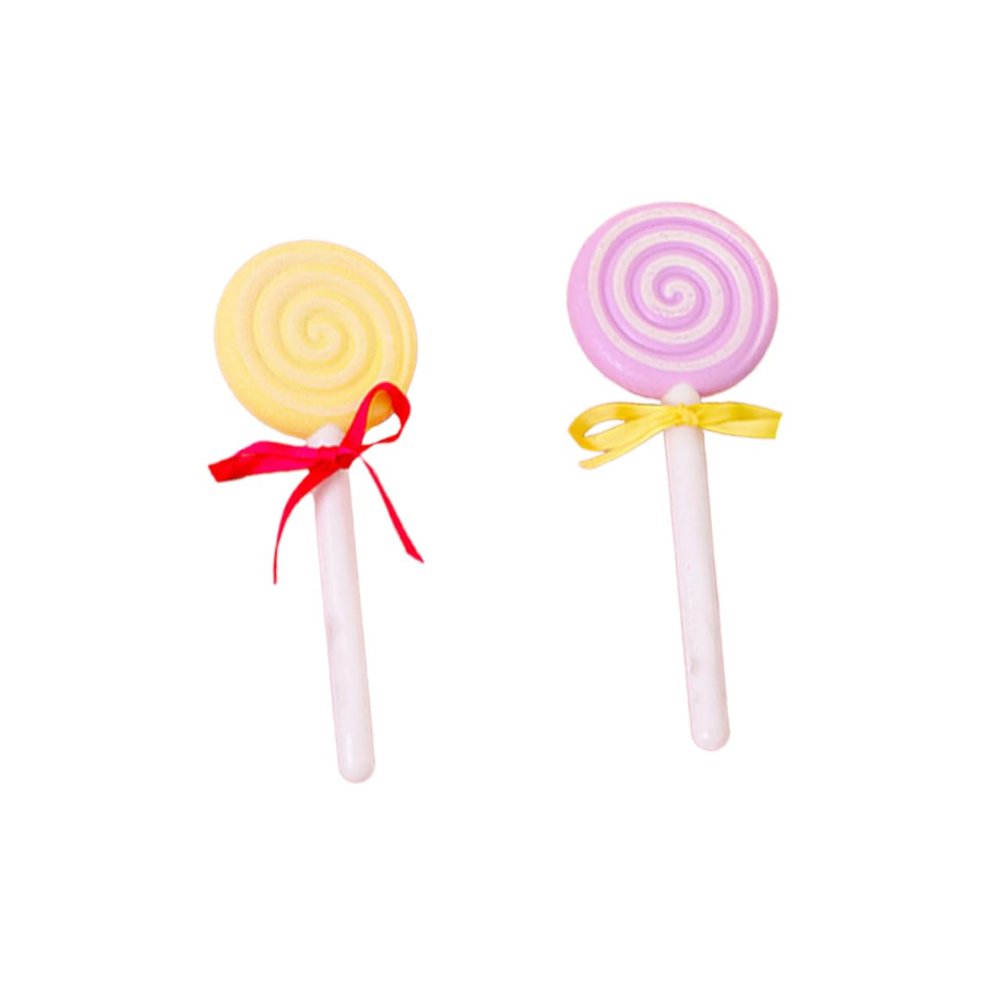 HEATSHAKING 2Pcs Lollipop Shaped Pumice Stone for Foot Care Dead Skin Remover and Foot Scrubber Tool for Exfoliating Calloused Skin Mixed Colors