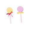 HEATSHAKING 2Pcs Lollipop Shaped Pumice Stone for Foot Care Dead Skin Remover and Foot Scrubber Tool for Exfoliating Calloused Skin Mixed Colors view 1