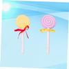 HEATSHAKING 2Pcs Lollipop Shaped Pumice Stone for Foot Care Dead Skin Remover and Foot Scrubber Tool for Exfoliating Calloused Skin Mixed Colors view 3