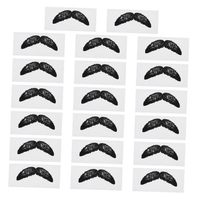 PartyKindom Nose Hair Removal Waxing Stickers 20-Piece Set Beard Protective Wax Beans Portable Hair Removal Supplies for Grooming and Beard Styling