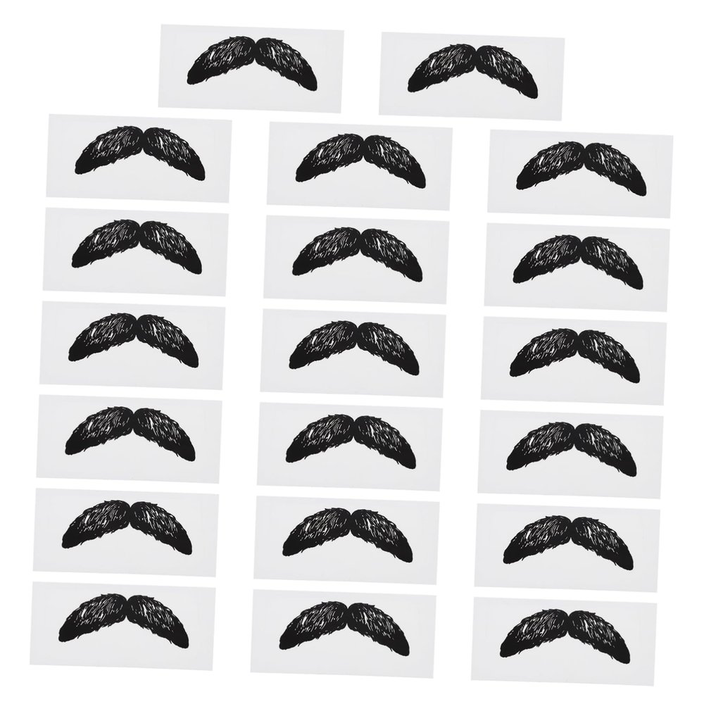 PartyKindom Nose Hair Removal Waxing Stickers 20-Piece Set Beard Protective Wax Beans Portable Hair Removal Supplies for Grooming and Beard Styling