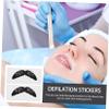 PartyKindom Nose Hair Removal Waxing Stickers 20-Piece Set Beard Protective Wax Beans Portable Hair Removal Supplies for Grooming and Beard Styling view 3