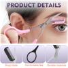 Eyebrow Trimmer Scissor for Women Men, 2025 New 2 in 1 Professional Eyebrow Scissors with Comb, Eyebrow Cutter Hair Removal Eyebrow Scissors Makeup Tool (Orange) view 3
