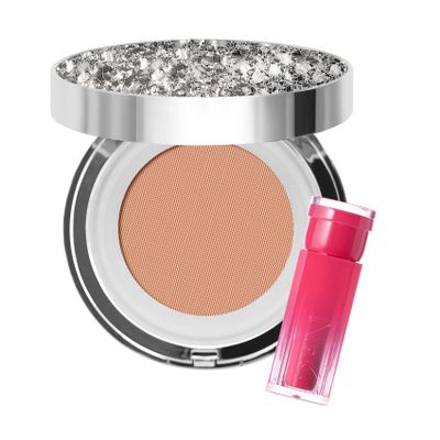 2aN Gleaming Tension Cushion Foundation Pact (#25 Sand Beige) + Glaze Bouncing Tint (#09 Candy Chew) Bundle Set