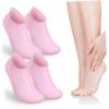FOMIYES 2 Pairs Moisturizing Silicone Socks Gel Foot Gloves for Dry Cracked Feet Reusable Spa Covers for Men Women Comfortable XL for Care view 1