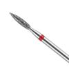 10 Piece Diamond Flame Cuticle Drill Bits with Case 3/32'' Cuticle Nail Drill Bits Electric Nail File Machine Cuticles Bit Manicure Pedicure Polishing Kit for Nails Salon Manicure view 3