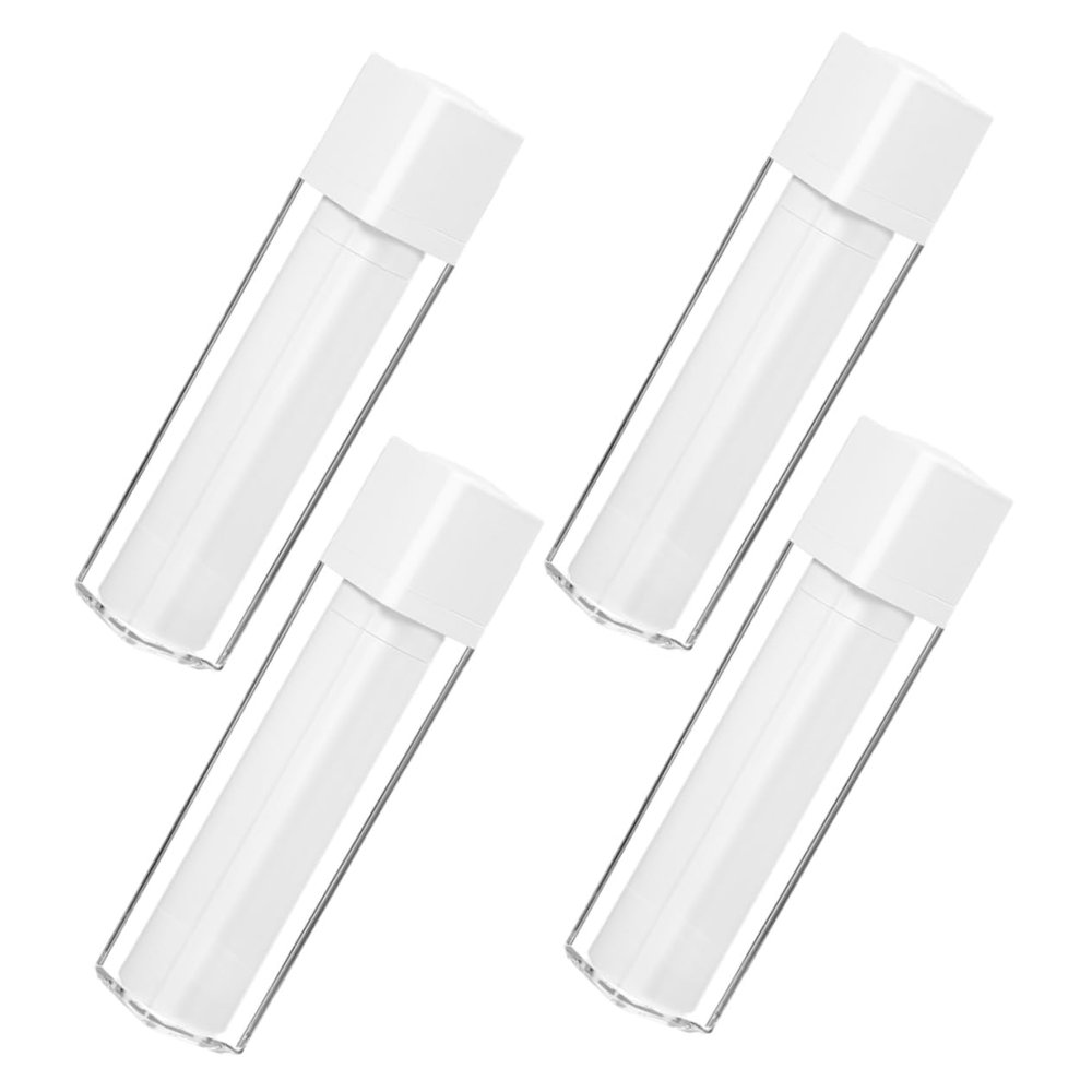 KAILIKETIY 4Pcs Airless Pump Lotion Bottles Refillable Travel Containers for Toiletries Compact Cosmetic Dispenser Lightweight and Portable Lotion Storage for Makeup
