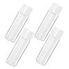 KAILIKETIY 4Pcs Airless Pump Lotion Bottles Refillable Travel Containers for Toiletries Compact Cosmetic Dispenser Lightweight and Portable Lotion Storage for Makeup view 1