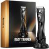 Lijecozy Body Hair Trimmer for Men - Pubic Hair Trimmer for Man - Electric Ball Shaver with Display & Light - Waterproof Wet/Dry Groomer kit for Groin - Wireless Charging - Ceramic Blade with 3 Comb view 1