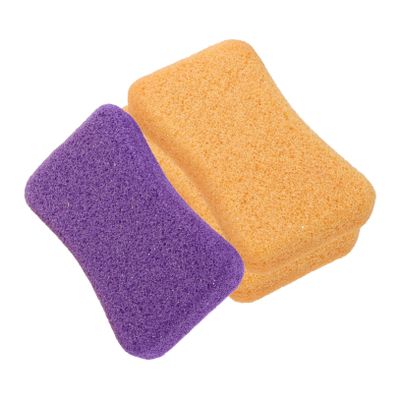 DECORNIJIA 3Pcs Natural Stone Exfoliating Foot Tool for Pedicure Dead Skin Remover with Comfortable Grip for Foot Care and Massage Random Colors Random Color