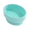 ARTSEWPLY Egg Cleaning Cup Makeup Brush Shampoo Cleanser Bowl Silicone Makeup Brush Cleaner Storage Holder for Women view 1