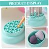 ARTSEWPLY Egg Cleaning Cup Makeup Brush Shampoo Cleanser Bowl Silicone Makeup Brush Cleaner Storage Holder for Women view 3