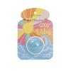 CAIT + CO "Good Vibes Bath Bomb & Friendship Bracelet Gift Set Coconut Milk Scented Blue Bath Fizzle (3.5 oz) with Beaded GOOD VIBES Bracelet - Relaxing & Positive Gift for Friends, Teens, Women view 2