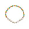 CAIT + CO "Good Vibes Bath Bomb & Friendship Bracelet Gift Set Coconut Milk Scented Blue Bath Fizzle (3.5 oz) with Beaded GOOD VIBES Bracelet - Relaxing & Positive Gift for Friends, Teens, Women view 3