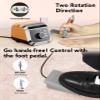 HOMEASY Professional Nail Drill with Foot Pedal, Nail E File 45000 RPM Speed, Electric Nail Filer for Acrylic Nails, F/R Rotation, 65W Power, Quite Nail Drill Machine for Women Orange view 3