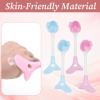 2 Packs 2 in 1 Double-Sided Facial Cleansing Brush, Silicone Face Scrubber Exfoliator Brush Face Mask Applicator Pore Scrubber for Exfoliating Wash Massaging Remove Blackheads Deep Pore Cleansing view 4