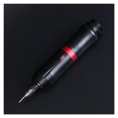 Adjustable Stroke Tattoo Rotary Machine Pen Style Guns RCA Cord Permanent Makeup Machine Accessories For Tattoo(Black)
