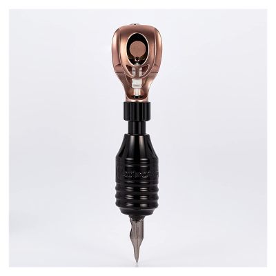 Rotary Tattoo Machine With Cartridge Tattoo Grip Supplies Style Tattoo Guns(Champagne Gold)