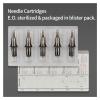 10pcs 0.35MM Tattoo Needles Disposable Sterilized Safety Magnum Needle Cartridge Tattoo Needle for Tattoo Machine(1207M1 0.35MM) view 3