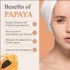 TU Papaya Scrub with Aloevera | Remove Dead Skin Cells & Dirt |Blackhead Remover Scrub | For Face & Body | Both For Men & Women 450ml view 2
