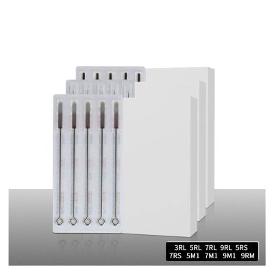 50pcs Sterilize Assorted Tattoo Needles 3RL 5RL 7RL 9RL 5RS 7RS 5M1 7M1 9M1 9RM Disposable Mixed Tattoo Needle