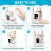 3 IN 1 Electric Makeup Brush Cleaner Machine With Makeup Brush Dryer, Portable Automatic USB Cosmetic Brushes Cleaner Tool for All Size Beauty Makeup Brush Set view 3