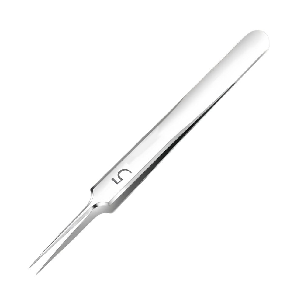 1 Set Professional Blackhead Remover Pimple Popper Tool Stainless Steel Comedones Extractor Acne Removal Tweezers for Nose Face Beginner-Friendly Hypoallergenic Makeup Tool Long-Lasting Use