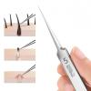 1 Set Professional Blackhead Remover Pimple Popper Tool Stainless Steel Comedones Extractor Acne Removal Tweezers for Nose Face Beginner-Friendly Hypoallergenic Makeup Tool Long-Lasting Use view 3