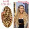Belaved 27P613 Human Braiding Hair Water Wave Ombre Strawberry Blonde to Bleach Blonde Bulk 26Inch 100g 2 Bundles 100% Brazilian Virgin Curly Human Hair Extensions Hihglight for Boho Braids Boho view 4
