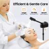 2-in-1 Professional Facial Steamer Ozone Face Steamer with Wheels Hot Mist Face Steame Adjustable Height and Angle Vaporizador Facial for Beauty, Spa and Home view 2