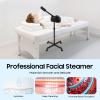 2-in-1 Professional Facial Steamer Ozone Face Steamer with Wheels Hot Mist Face Steame Adjustable Height and Angle Vaporizador Facial for Beauty, Spa and Home view 3