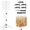 baojielai 144 Pegs Braiding Hair Rack,Adjustable Braiding Hairs Stand,2 sides Hair Rack for Braiding with Hair Braiding Tools view 2
