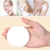 6PCS Powder Puff, 3.15 Inch Large Round Loose Powder Puffs for Body Soft Reusable Velour Sponge Puffs Beauty Makeup Tool for Women Face Cleaning Makeup Foundation Blending(White) view 2