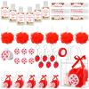 6 Set Strawberry First Birthday Gift Berry 1st Birthday Gift Strawberry Baby Shower Game Prize Favors Gifts Lip Balms Hand Cream Keyring Bath Ball and Bags Thanks You for Celebrating with Us view 1