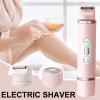 Bikini Trimmer Women - Electric Body Hair Trimmer | Intimate Hair Trimmer, Double Head Rechargeable Waterproof Electric Groomer Epilator Razor for Shaving Legs Face Skin Grooming Private Area view 3