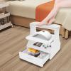 Omosiroi Pedicure Foot Rest | Portable Foot Bath Spa Cart Beauty Nail Salon Supplies, Manicure Foot Rest for Home Salon Use (White) view 4