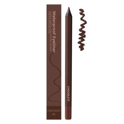 ASTETY 24 HR Waterproof Eyeliner Duo Sharpenable Eye Pencil, 2025 New Persona Eyeliner Pencil Waterproof, No Smudging, Fading, Smooth And Easy To Color (Chocolate)