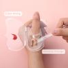 2 Sets Acrylic Makeup Mixing Palette Clear Foundation Mixing Palette with Spatula and Storage Bag 180 Degree Folding Palettes Plastic Makeup Mix Tray Handheld Nail Art Palettes for Pigment Blending view 3
