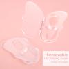2 Sets Acrylic Makeup Mixing Palette Clear Foundation Mixing Palette with Spatula and Storage Bag 180 Degree Folding Palettes Plastic Makeup Mix Tray Handheld Nail Art Palettes for Pigment Blending view 4