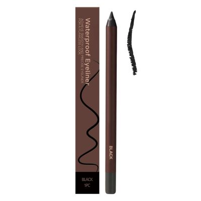 ASTETY 24 HR Waterproof Eyeliner Duo Sharpenable Eye Pencil, 2025 New Persona Eyeliner Pencil Waterproof, No Smudging, Fading, Smooth And Easy To Color (Black)