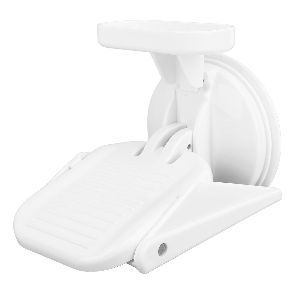 Shower Stool,Shower Foot Rest,with Suction, Corner Shower Stool,for Inside Small Shower Spaces and Shaving Legs