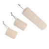 Anneome 3pcs Natural Loofah Exfoliating Back Scrubber Brush Bath Shower Body Cleaning Sponge Gentle Skin for Daily Use Includes Hanging Ropes for Quick Drying view 1
