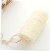 Anneome 3pcs Natural Loofah Exfoliating Back Scrubber Brush Bath Shower Body Cleaning Sponge Gentle Skin for Daily Use Includes Hanging Ropes for Quick Drying view 2