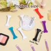 Classicseali 8PCS Bone Clip,Cute Bone Hair Accessories, Bones Hairs Accessories,Suitable for women Side Hairs Clip, Party, Role Play, Masquerade Theme Party and Birthday Gift,6 Color view 2
