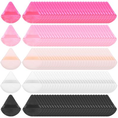 160PCS Powder Puffs for Face Powder, Soft Triangle Makeup Puff for Setting Powder, Makeup Powder Puff for Loose Powder and Press Powder, Wet Dry Makeup Sponge, Beauty Makeup Tools