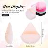 160PCS Powder Puffs for Face Powder, Soft Triangle Makeup Puff for Setting Powder, Makeup Powder Puff for Loose Powder and Press Powder, Wet Dry Makeup Sponge, Beauty Makeup Tools view 2
