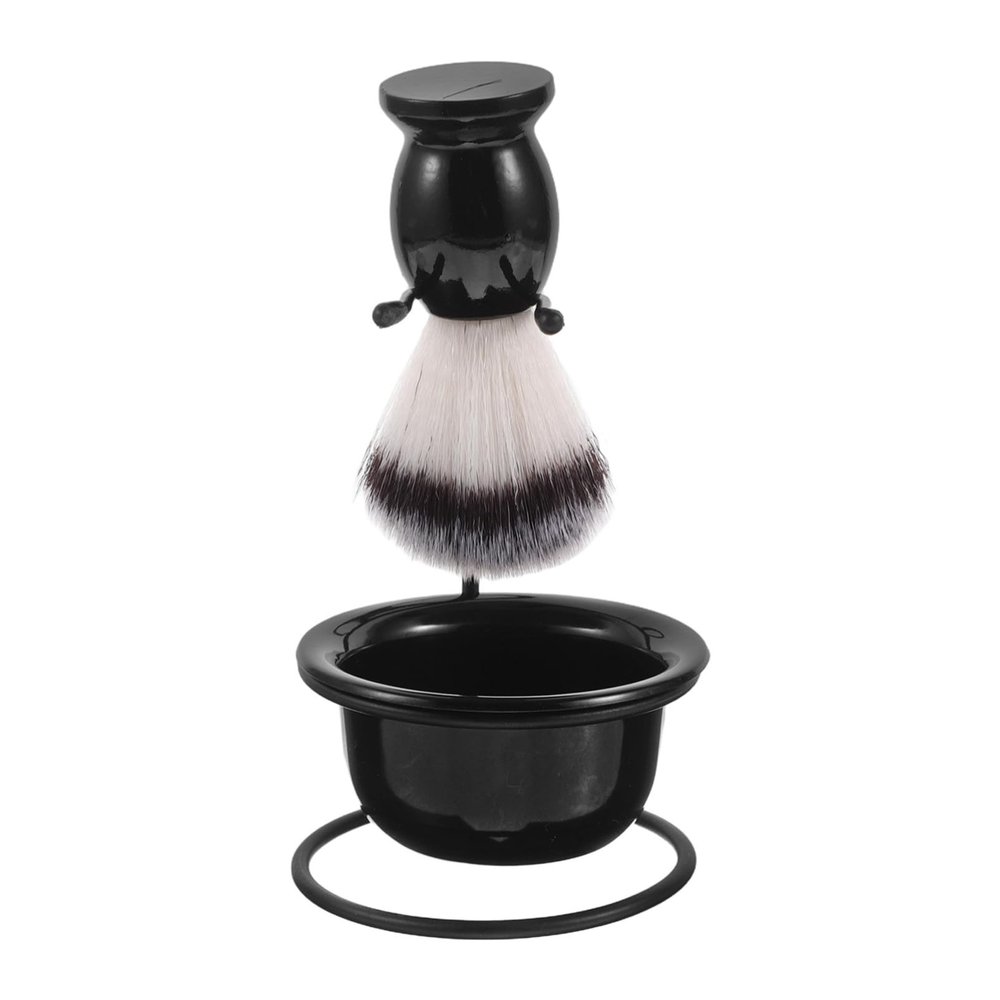 HONITANO Men's Shaving Set Kit Shaving Brush Bowl Stand Soft Nylon Bristles Personal Care Beard Bowl Holder for Comfortable Wet Shave